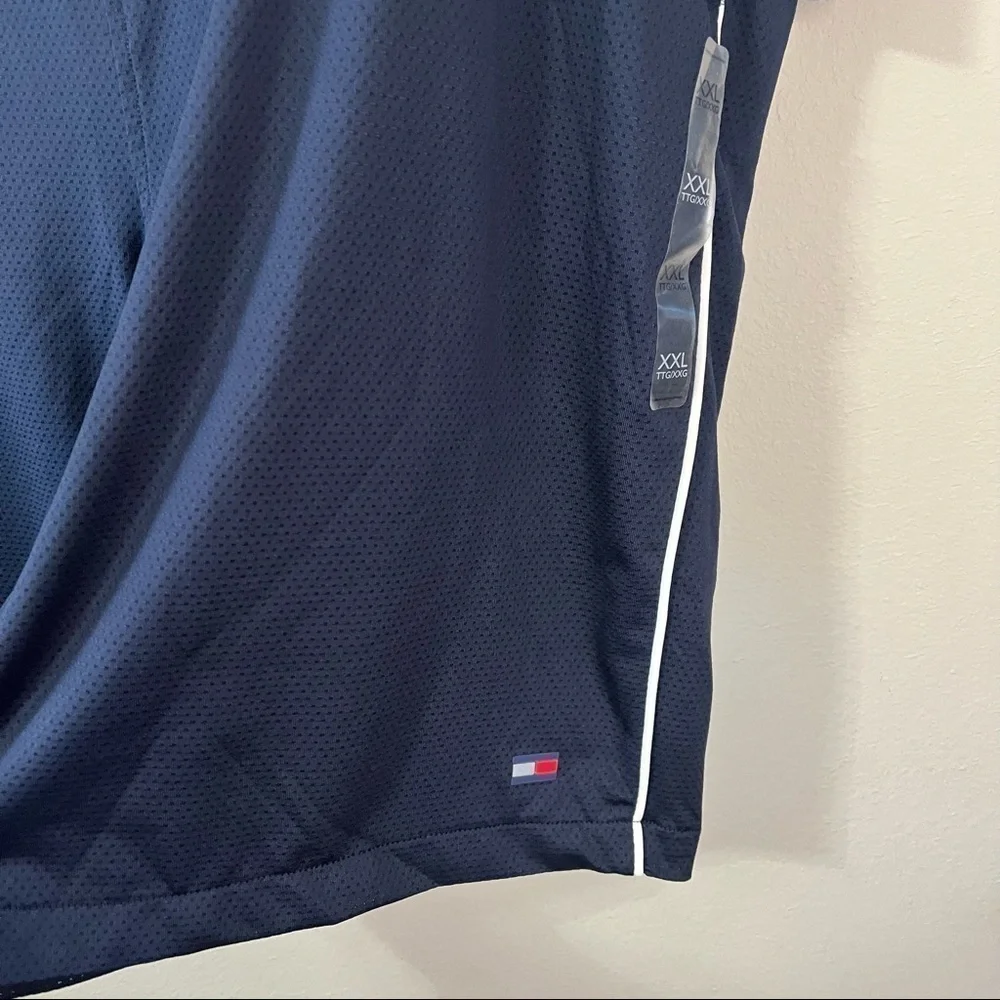 Tommy Hilfigher Sport Navy Shorts Size XXL Polyester New With Tags